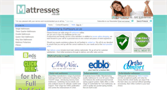 Desktop Screenshot of mattresses.co.za